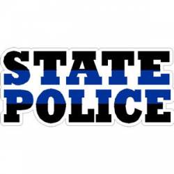 State Police Thin Blue Line - Decal