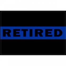 Thin Blue Line Retired - Decal