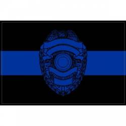 Police Badge Thin Blue Line - Decal