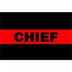 Thin Red Line Chief - Decal