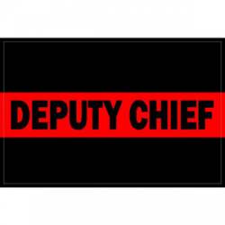 Thin Red Line Deputy Chief - Decal