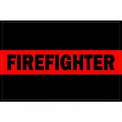 Thin Red Line Firefighter - Decal
