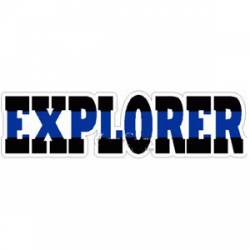 Thin Blue Line Explorer - Sticker
