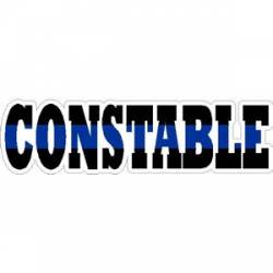 Thin Blue Line Constable Script - Vinyl Sticker