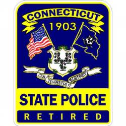 Connecticut State Police Retired - Sticker