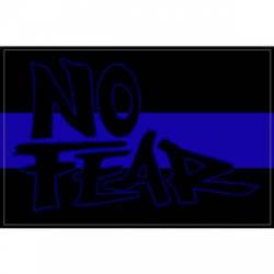 Thin Blue Line No Fear - Sticker