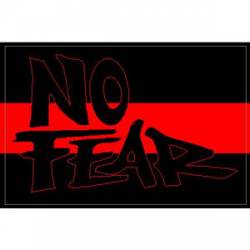 Thin Red Line No Fear - Sticker