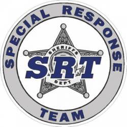 Special Response Team 5 Point Sheriff Badge - Sticker
