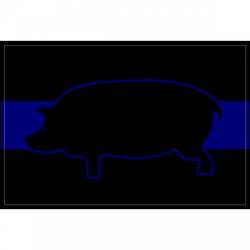 Thin Blue Line Pig - Sticker