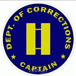 Department of Corrections Captain - Sticker