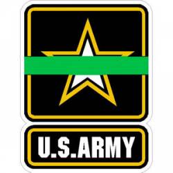 Thin Green Line United States Army Logo - Sticker