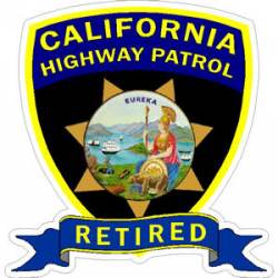 California Highway Patrol Retired - Sticker
