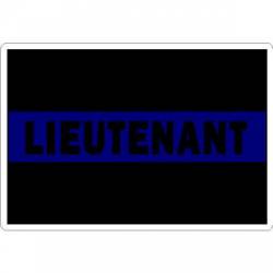 Lieutenant Thin Blue Line - Sticker