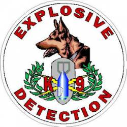 Explosive Detection - Sticker