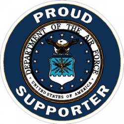 United States Air Force Proud Supporter - Sticker
