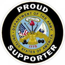 United States Army Proud Supporter - Sticker