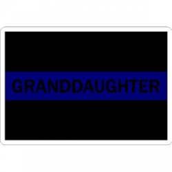 Granddaughter Thin Blue Line - Sticker