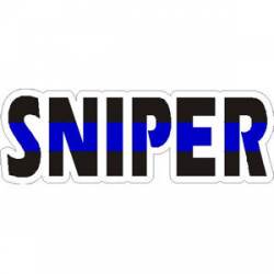 Thin Blue Line Sniper - Diecut Sticker