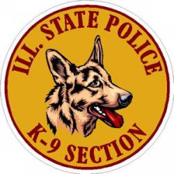 Illinois State Police K-9 Section - Sticker