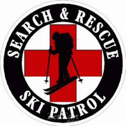 Search & Rescue Ski Patrol - Sticker