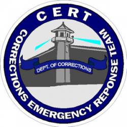 CERT Corrections Emergency Response Team - Sticker