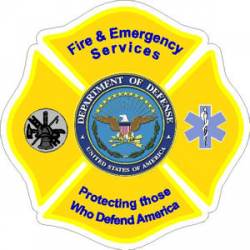 Dept. of Defense Fire & Emergency Services - Sticker