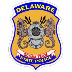 Delaware State Police Scuba Team - Sticker