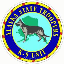 Alaska State Troopers K-9 Unit - Sticker