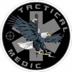 Tactical Medic Eagle Subdued - Sticker
