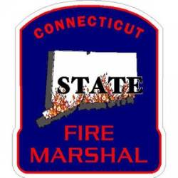Connecticut State Fire Marshal - Vinyl Sticker