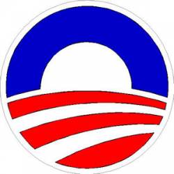 Barack Obama Logo - Sticker