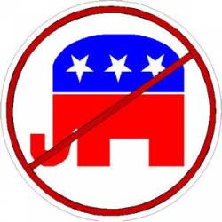 No Republican - Sticker