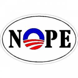 No Obama NOPE - Sticker