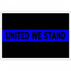 Thin Blue Line United We Stand - Sticker