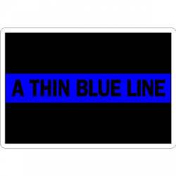 A Thin Blue Line - Sticker