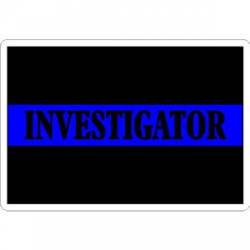A Thin Blue Line Investigator - Sticker