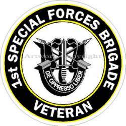 U.S. Army Special Forces Brigade Veteran - Sticker