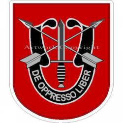 U.S. Army 7th. Special Forces - Sticker