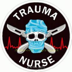 Trauma Nurse - Sticker