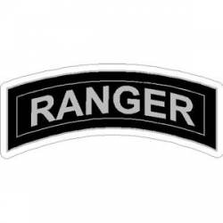 US Army Ranger - Black And Grey Sticker