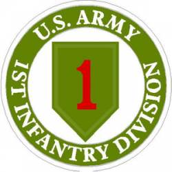 US Army 1st Infantry Division - Sticker
