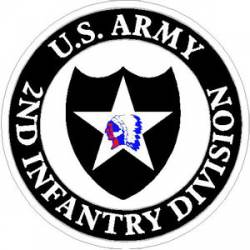US Army 2nd Infantry Division - Sticker