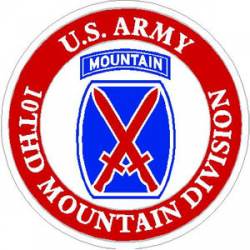 US Army 10th Mountain Division - Sticker