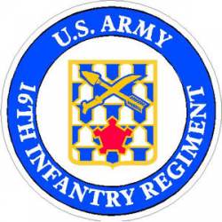 US Army 16th Infantry Regiment - Sticker