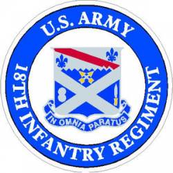 US Army 18th Infantry Regiment - Sticker