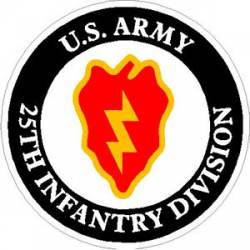 US Army 25th Infantry Division - Sticker