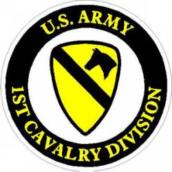 US Army 1st Cavalry Division - Sticker
