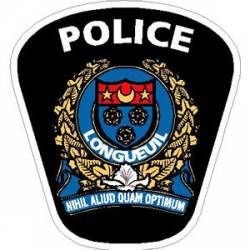 Longueuil Police Service Quebec Canada - Sticker