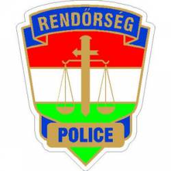 Rendorseg Police Hungarian Police - Sticker