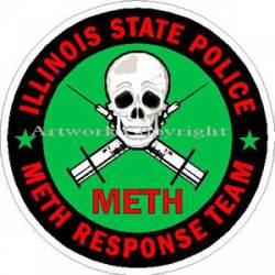 Illinois State Police Meth Response Team - Sticker